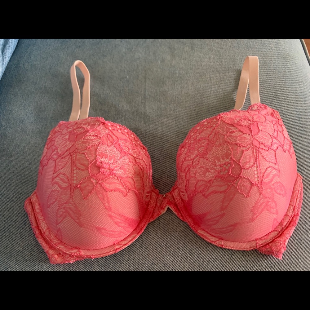 Pink Lace Bra 36C